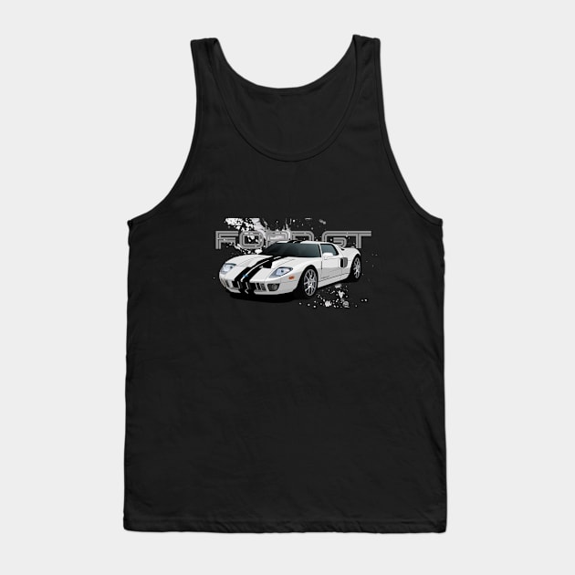 Ford GT Tank Top by brendobar